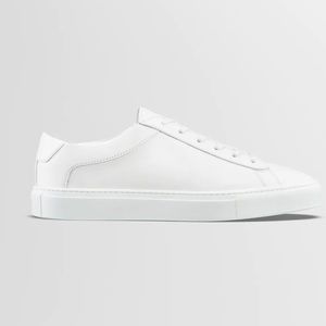 White Italian Koio Sustainable Capri Sneaker size 37